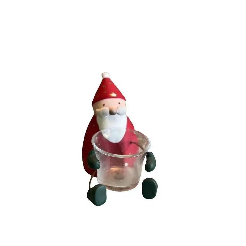 Party Lite Holiday Cheer Votive Holder Santa Claus Tea Light - Picture 4 of 14